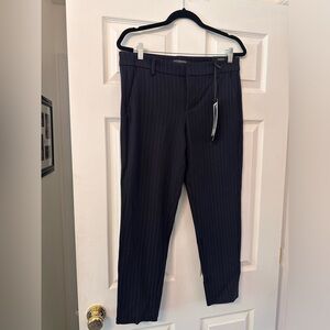 Liverpool Navy Stripe Knit Trouser NWT 8/29 Petite